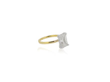 Load image into Gallery viewer, 4.2ct Emerald Cut Engagement Ring-Lab Grown
