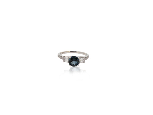 Oval Sapphire RingLondon Blue Topaz Ring