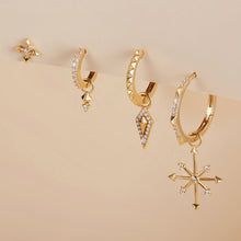Load image into Gallery viewer, LIESE | Diamond Compass Single Earring by Aurelie Gi — on model
