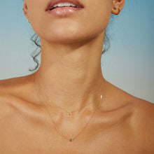 Load image into Gallery viewer, TWILA | Grey Diamond and White Sapphire Necklace by Aurelie Gi — detail view
