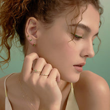 Load image into Gallery viewer, JOVIE | Tsavorite and Lab Grown Diamond Ring by Aurelie Gi — detail view
