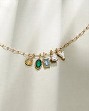 Load image into Gallery viewer, 14K Gold Initial Lab-Grown Diamond Charm by Aurelie Gi — alternate angle
