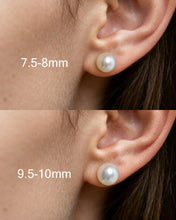 Load image into Gallery viewer, LUNARA | 7.5-8MM Pearl Single Stud Earring by Aurelie Gi — alternate angle
