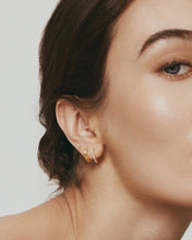 Load image into Gallery viewer, MALIKA | Triple Row Sleek Huggie by Aurelie Gi — detail view
