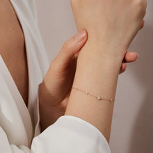Load image into Gallery viewer, MATILDA | Rose Cut White Sapphire Bracelet by Aurelie Gi — detail view
