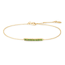 Load image into Gallery viewer, GLIMMER | Tsavorite Bracelet by Aurelie Gi — alternate angle
