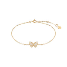 Load image into Gallery viewer, LILURA | Lab Grown Diamond Butterfly Bracelet by Aurelie Gi — alternate angle

