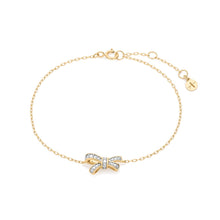 Load image into Gallery viewer, ORIANA | Lab Grown Diamond Bow Bracelet by Aurelie Gi — alternate angle
