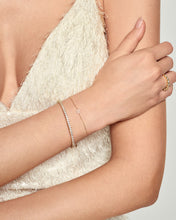Load image into Gallery viewer, 1.35ct Lab Grown Diamond Tennis Bangle by Aurelie Gi — on model
