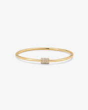 Load image into Gallery viewer, Pavé-Accented Lab Grown Diamond Bangle by Aurelie Gi
