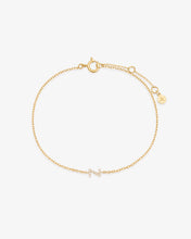 Load image into Gallery viewer, Letter Pavé Diamond Bracelet by Aurelie Gi — alternate angle
