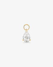 Load image into Gallery viewer, POMONA | Pear Lab Grown Diamond Earring Charm by Aurelie Gi

