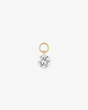 Load image into Gallery viewer, Round Lab Grown Diamond Earring Charm by Aurelie Gi
