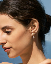 Load image into Gallery viewer, Oval-Cut Lab-Grown Diamond Earring Charm by Aurelie Gi — detail view
