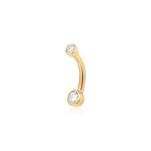 Load image into Gallery viewer, CAREI | Lab Grown Diamond Navel Ring by Aurelie Gi — detail view
