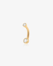 Load image into Gallery viewer, CAREI | Lab Grown Diamond Navel Ring by Aurelie Gi

