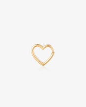 Load image into Gallery viewer, JULIETTE | Single Heart-Shaped Hoop by Aurelie Gi
