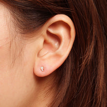 Load image into Gallery viewer, ZENA | Single Opal and Diamond Stud by Aurelie Gi — detail view
