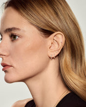 Load image into Gallery viewer, Lab-Grown Diamond Bar Threadless End by Aurelie Gi — on model
