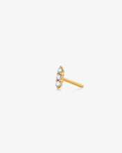 Load image into Gallery viewer, AGNES | Triple Diamond Single Stud by Aurelie Gi
