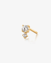 Load image into Gallery viewer, April Birthstone | Diamond Stud Earring by Aurelie Gi
