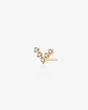 Load image into Gallery viewer, HOPE | Lab Grown Diamond Wishbone Stud Single Earring by Aurelie Gi
