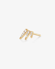 Load image into Gallery viewer, CHANDRA | White Sapphire Single Stud by Aurelie Gi
