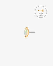Load image into Gallery viewer, PETAL | Opal Threadless Flatback Earring by Aurelie Gi
