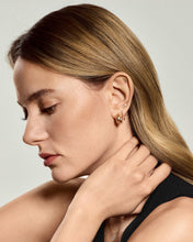 Load image into Gallery viewer, Round Duo Lab-Grown Diamond Flatback Stud by Aurelie Gi — alternate angle

