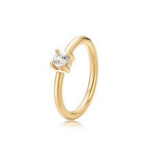 Load image into Gallery viewer, NOLITA | Seam Ring with White Sapphire
