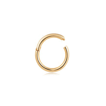 Load image into Gallery viewer, LIA | 8mm Clicker Hoop by Aurelie Gi — alternate angle
