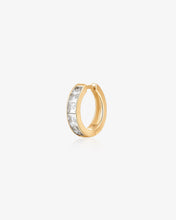 Load image into Gallery viewer, SIENA | White Sapphire Huggie by Aurelie Gi
