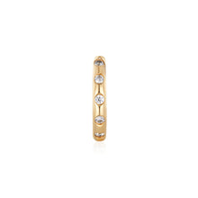 Load image into Gallery viewer, POPPY | Lab Grown Diamond Narrow Huggie by Aurelie Gi — alternate angle
