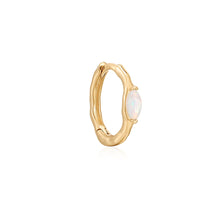 Load image into Gallery viewer, ARETHA | Opal Huggie by Aurelie Gi — alternate angle

