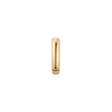 Load image into Gallery viewer, DOMINIQUE | Squared Paperclip Huggie by Aurelie Gi — on model
