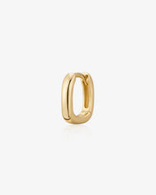 Load image into Gallery viewer, DOMINIQUE | Squared Paperclip Huggie by Aurelie Gi

