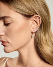 Load image into Gallery viewer, Round Lab Grown Diamond Flatback Stud by Aurelie Gi — alternate angle
