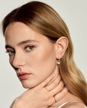 Load image into Gallery viewer, Round Lab Grown Diamond Flatback Stud by Aurelie Gi — alternate angle
