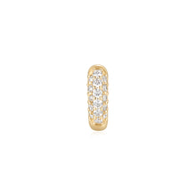 Load image into Gallery viewer, IVANKA | Double Row Lab Grown Diamond Huggie by Aurelie Gi — on model
