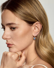 Load image into Gallery viewer, Graduated Baguette Trilogy Lab-Grown Diamond Studs by Aurelie Gi — alternate angle
