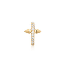 Load image into Gallery viewer, PADMA | Lab Grown Diamond Dagger Huggie by Aurelie Gi — alternate angle
