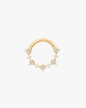 Load image into Gallery viewer, AMARA |  Bezel Half Moon Lab Grown Diamond Clicker by Aurelie Gi
