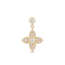 Load image into Gallery viewer, TEEGAN | Dangling Clover Lab Grown Diamond Single Stud Earring
