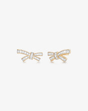 Load image into Gallery viewer, TESS | Lab Grown Diamond Bow Pair Stud Earrings by Aurelie Gi
