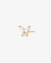 Load image into Gallery viewer, CASSANDRA | Marquise Lab Grown Diamond Butterfly Single Stud Earring by Aurelie Gi

