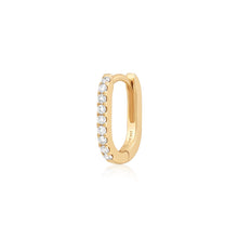 Load image into Gallery viewer, SOLEIL | Bead Set Lab Grown Diamond Huggie by Aurelie Gi — alternate angle
