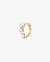 Load image into Gallery viewer, Lab Grown Diamond Huggie Hoop by Aurelie Gi
