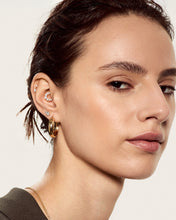 Load image into Gallery viewer, Lab Grown Diamond Clicker Hoop by Aurelie Gi — alternate angle
