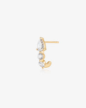 Load image into Gallery viewer, Pear and Round Lab Grown Diamond Single Stud by Aurelie Gi

