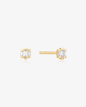Load image into Gallery viewer, Graduated Baguette Trilogy Lab-Grown Diamond Studs by Aurelie Gi
